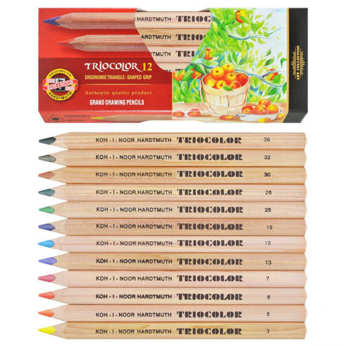 Lápis de Cor Triocolor 12 Cores